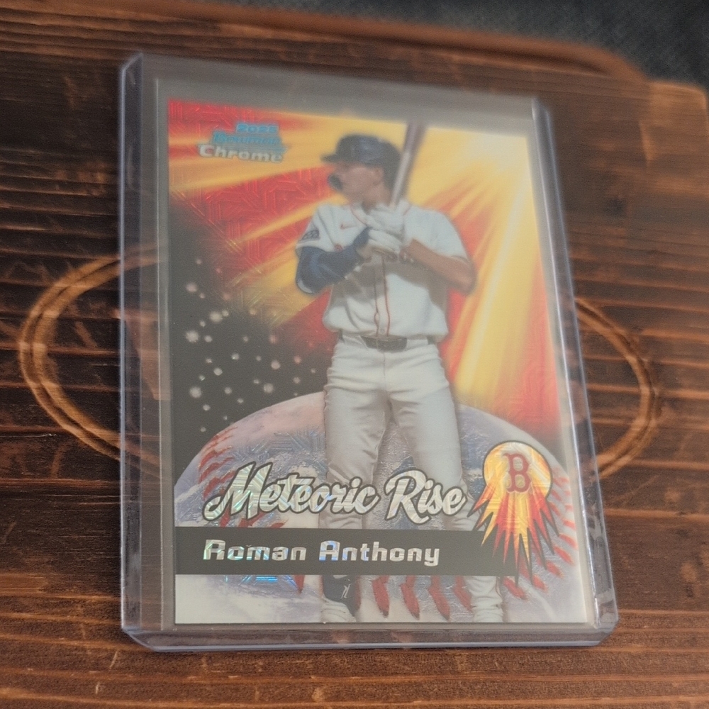 2025 Bowman Chrome Roman Anthony Meteoric Rise Rookie Card Red Sox